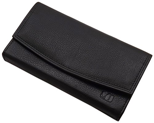 myledershop Calf Leather Waiters Wallet MJ-Design-Germany in Black
