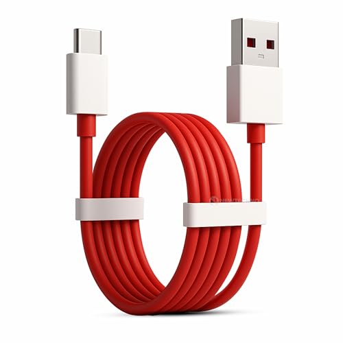Image of 30W Type C Charging Cable For OnePlus 8T 8 8Pro 7 Pro / 7T / 7T Pro Nord (USB Typs C Cable),1m,Red