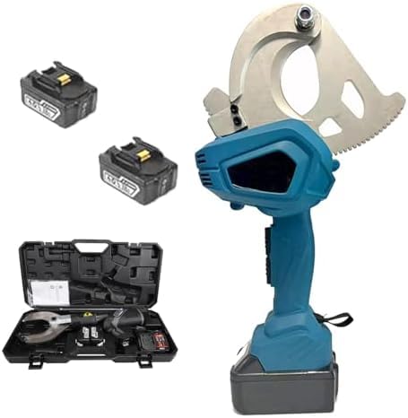 Cortador de cables hidráulico inalámbrico de alta resistencia, funciona con pilas, herramienta portátil para cortar cables de aluminio y cobre, cortador eléctrico para profesionales, color