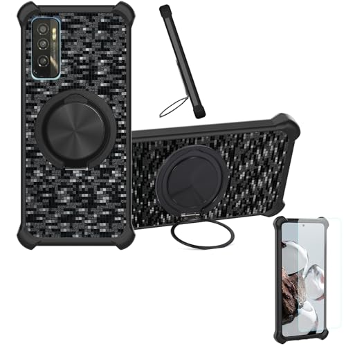 �Ή� Sky Devices Elite A6 �P�[�X Phone Case [1�� 9H+�d�x���� �K���X�t�B����][360°��]���X�^���h�A�}�O�l�b�g��]CX-11-HEI