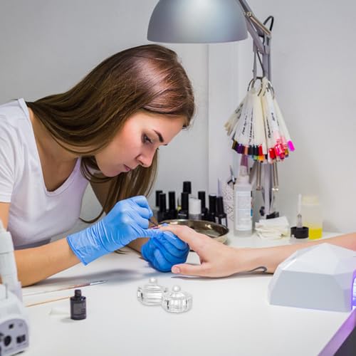 Set de 3 recipientes acrílicos para manicura miniatura 5