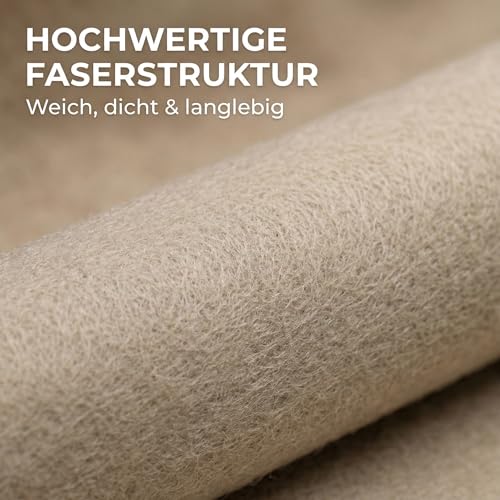 poolomio Bodenschutzvlies rechteckig 470 x 470 | robuste Poolunterlage Outdoor | Poolbodenplane mit antibakterieller Beschichtung zum Bodenschutz der Poolinnenfolie | Poolvlies als Unterlegplane-4