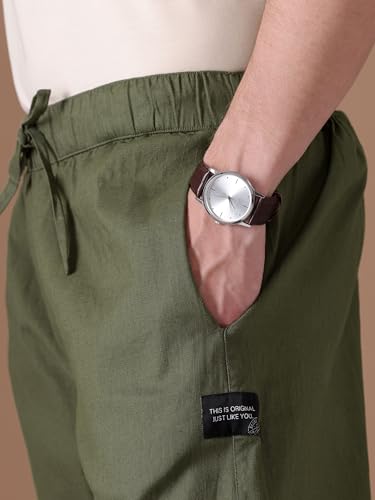 Image of Beyoung Cotton Loose Fit Pyjama For Men | Pure Cotton | Elasticated Waistband | Casual Style | Nightwear For Men | Lounge Pants