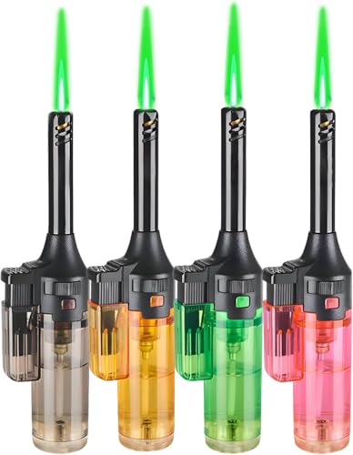 Recopilación de Chimeneas de parrilla disponible en línea. 50 Paquete de 4 Encendedores de antorcha,Encendedor Recargable con butano, diseño a prueba de viento, Resistente al Viento, Seguro, multiutilidad para Velas, chimeneas, fogatas,...