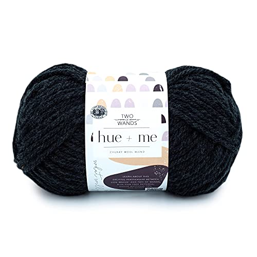 Image of Lion Brand Yarn, Hue + Me Chunky Yarn for Crocheting, Knitting, and Crafts, Werewolf, 1 Pack