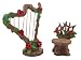 Produktbild GlitZGlam Miniatur Rosenharfen- und Stuhlset für den Feengarten  Miniaturgartenzubehör für die Feenfiguren