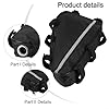 Jumplushion Electric Bike Battery Storage Pack Triangle Frame Bag Waterproof Controller Pouch Oxford Material For Mountain Road E-Bike With Multiple Size Options(35 * 30 * 20cm) #3
