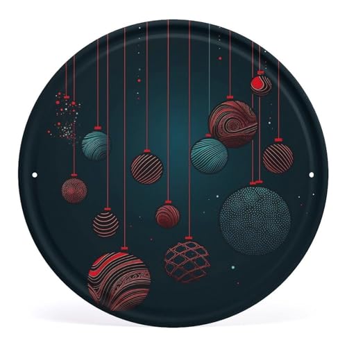 Décoration murale en métal ronde pour habiller un mur vide
