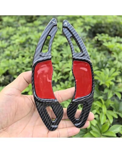 SOHINI Extensión Paleta Cambio Accesorios para Cambio Marchas con Levas En El Volante para Golf 7 7.5 GTI Sagitar Polo MK7 GTD GTE 2014 2020(Carbon)