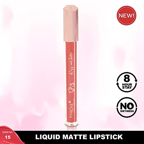 Image of PINK LINE Intense Matte Velvet Lip Gloss /Non-cracking Anti-transfer Long-Lasting Waterproof Liquid Lipstick /Lip Gloss Set (Pack of 1)