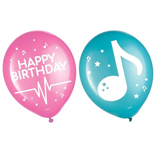 Ballons en latex Amscan 112752 résistants de 30 cm pour décoration sans éclatement