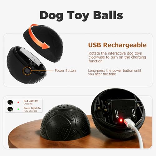 Juguete interactivo para perros bolas 4.9 pulgadas 7 piezas miniatura 7