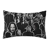 Keanu Muisc Reeves Double Sided Plush Pillowcase Soft Sided Plush Throw Print Cushion Cover 20x30in