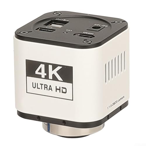 Cámara microscopio industrial 4K UHD 30Fps con sensor integrado, salida USB para investigación científica, enseñanza digital, visión artificial, inspección de alimentos