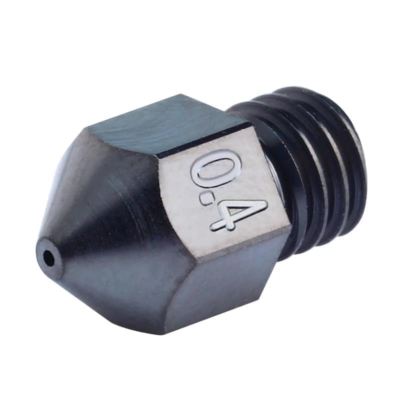 POLISI3D Ender 3 Nano DLC Coated MK8 Hardened Steel Nozzle 0.4 Compatible with Neptune 3 Pro, Creality CR6 SE,CR10 /Ender 3 V2 Neo /Ender3 S1 Pro,