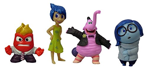 Disney/Pixar Inside Out 4 Piece Figure Set - Sadness, Joy, Anger and Bing Bong