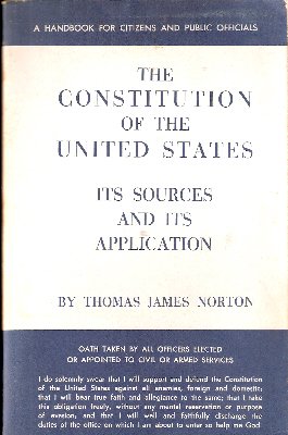 The Constitution of the United States (Its Sour... B0014GRFV6 Book Cover