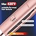 Terviiix Cordless Hair Straightener Portable Size, Max 430°F Mini Hair Straightener & Curler 2 in 1 for Short Hair, Rechargeable Mini Flat Iron for Travel with Argan Oil Infused, 4500mAh Battery