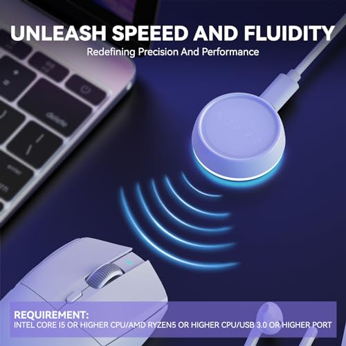 Image of ATTACK SHARK AJ139 G Pro Gaming Mouse Type C Wired USB Receiver up to 26000DPI 6 Programmable Button Ergonomic Symmetric for PS4 Xbox PC Mac Gamer(White)