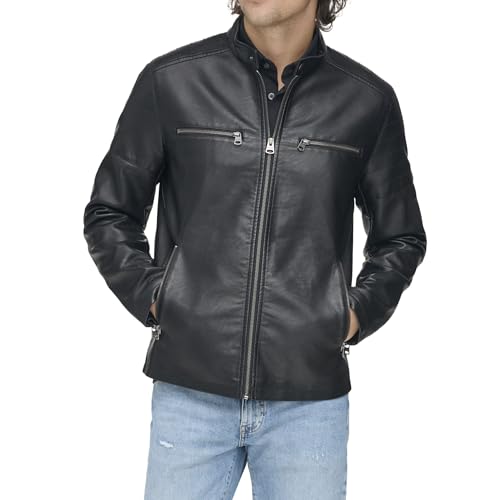 Image of Levi's Men's Faux Leather Racer Jacket