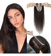 Hairro Human Hair Toppers 100% Real Hair, 3.5