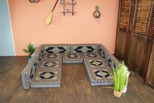 Orientalische Sitzkissen, Arabisches Sofa, Kelim, Orientalische Sitzsofa, Boden Sofa, Sitzkissen, Sark Kösesi, Osmanlisches Sitz