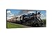 Produktbild Leinwandbild Panorama Nr. 422 Dampflock 100x40cm, Keilrahmenbild, Bild auf Leinwand, Lokomotive, Zug, Eisenbahn