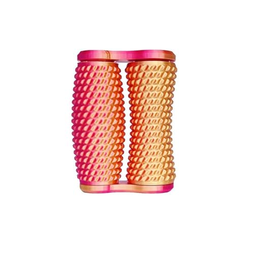 1pc 3D Printed Roller Grip Design For Adults | Modern Colorful Home Decor Desktop Ornament Tabletop Sculpture Colors(Red)