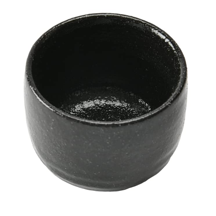 Amazon.co.jp: 瀬戸黒 ぐいのみ [50×39mm] | お猪口、ぐい飲み