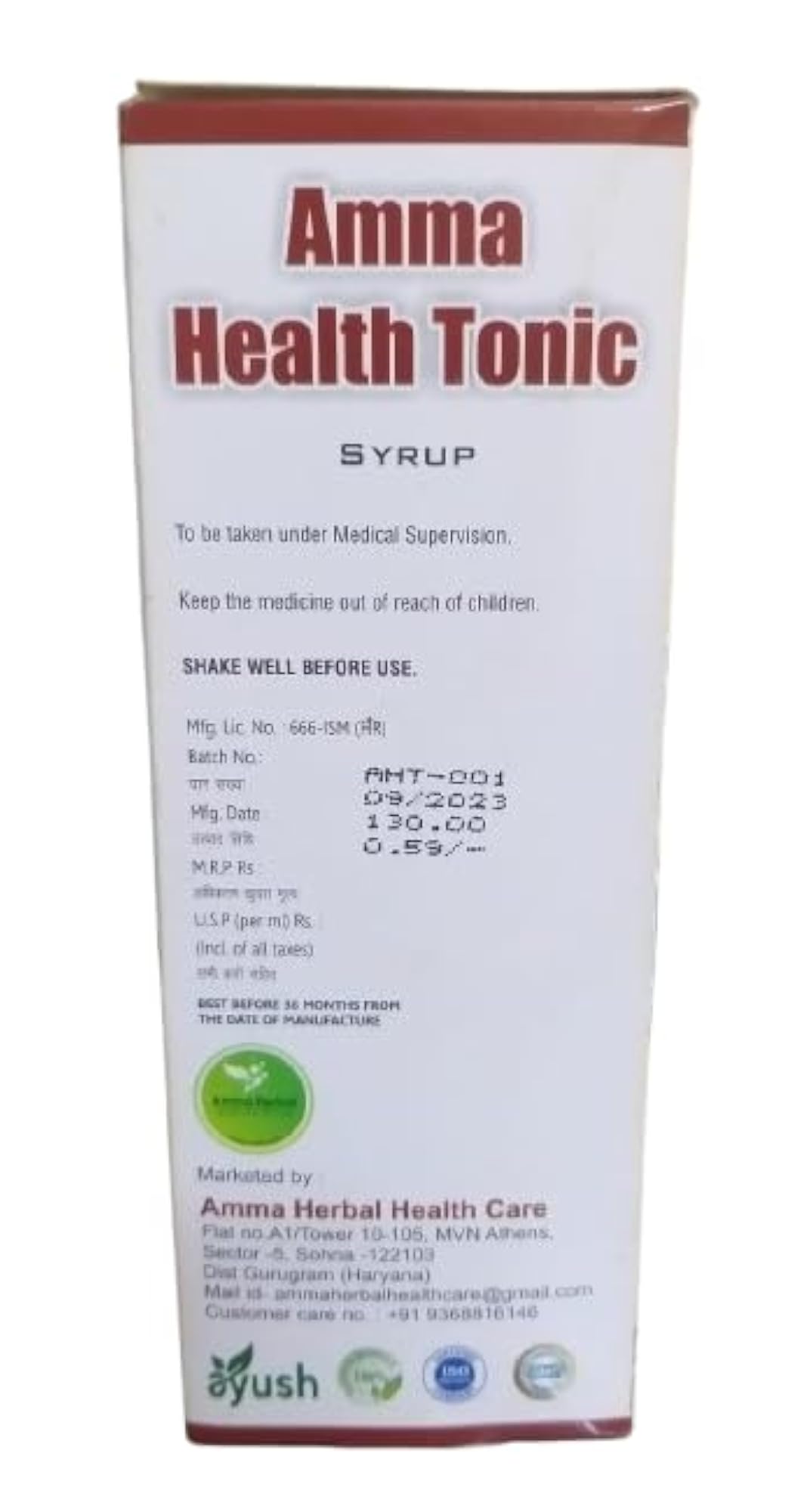 Health Tonic Syrup with Calcium & Iron, 220 ml