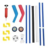 Alomejor Portería de Hockey sobre Hielo para Niños, para Jugar Al Aire en el Patio o el Parque