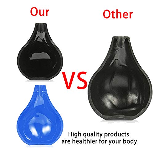 image for GNEGKLEAN Black Silicone Enema Bulb Kit 7.6oz Clean Anal Douche for Me