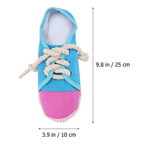 ULTECHNOVO Chinelos de Cachorro Brinquedo Mini Tênis Sapatos Brinquedo para Filhote de Cachorro Pequ