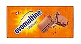 Ovomaltine Crunchy Tablette de chocolat au lait entier suisse avec des morceaux croustillants en cacao fin, durable (1 x 100 g)