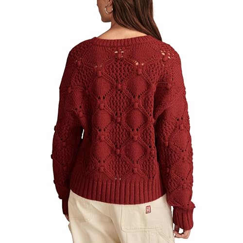 Lucky Brand Women's Bobble Crew2