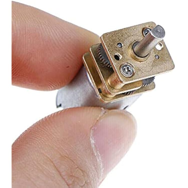 5PCS Mini N20 Gear Motor DC 3V-9V Slow Speed Full Metal Gearbox DIY Robot Car