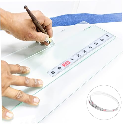 Règle adhésive flexible Lurrose 4 rouleaux pour mesure précise - 5