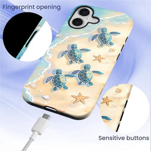 Coque PT 17 silicone liquide mat antichoc tortue de plage - 4