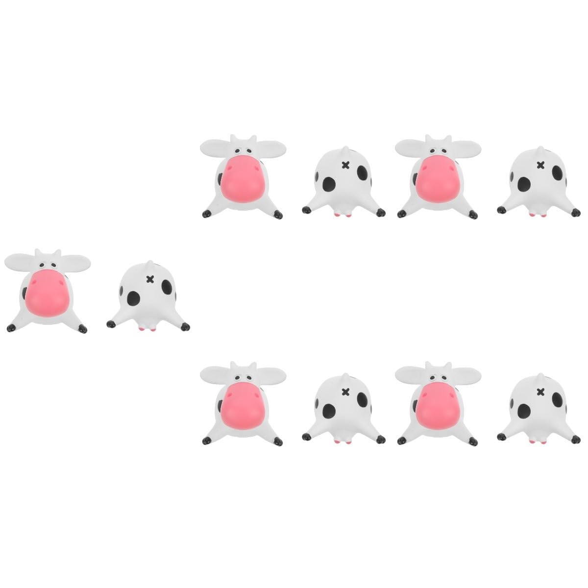 Cabilock 5 Juegos Imanes De Nevera De Vaca Ardilla Pequeños Juguetes De Peluche Pizarra para Frigorífico Mascota Lavavajillas Perro Rata De Juguete Vaca Imanes Lindos Imanes Resina