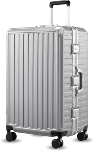 LuggeX Aluminum Frame Luggage with Spinner Wheels (28 inch)