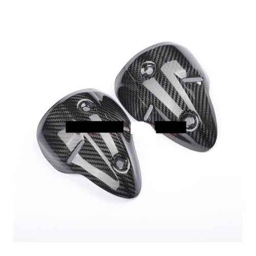 Déflecteur d'aileron avant moto Monster 696 couvercle protection thermique tuyau d'échappement carbone