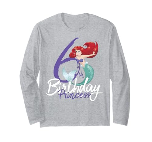 T-shirt 6 ans Ariel manches longues anti-irritation fête enfant