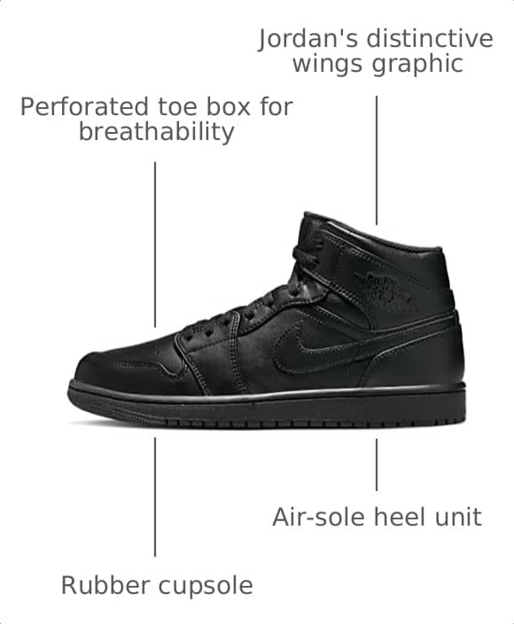 Image of Jordan Air 1 Mid Mens Shoes