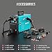 bestarc 145Amp MIG Welder, 110V 220V Flux Core MIG/Lift TIG/Stick 4 in 1 Welder Machine, Large LED Display Welding Machine, IGBT Inverter bestarc Welder MIG145 Soild Gasless Synergy MIG Welder