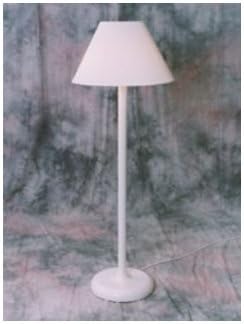 Outdoor Lamp Company110W Traditional Shade Lamp-White, 55" Tall