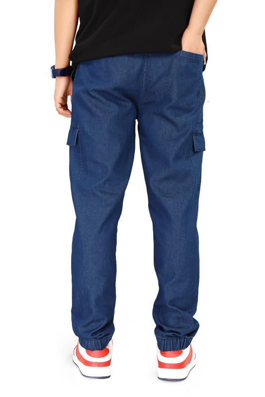 Image of UNOseven Boys Cotton Cargo Jogger Pant - Slim Fit - Available from 7 Years to Size XL