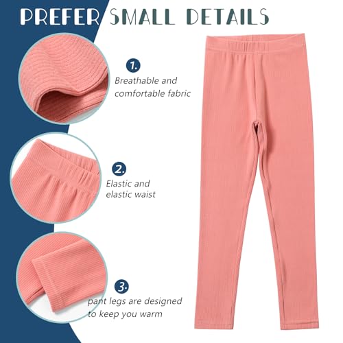 12 Pack Girls Leggings Multipack Pants for Kids Soft Comfortable Leggings High Waisted Kids Yoga Pants4