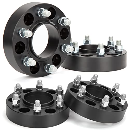 KSP 6x135 Wheel Spacers for f150 2004-2014, 1.5"(38mm) Spacer with Hub Lip Compatible with Ford Expedition 2003-2014, Forged Spacer with M14X2 Thread 87.1mm Center Bore fit Navigator Mark LT 2005-14