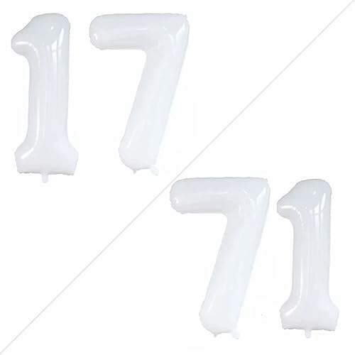 Miniatura 336 de GOER Globos con el número 40 para decoraciones de fiesta de cumpleaños número 40, globos de helio de aluminio jumbo de 42 pulgadas para 40