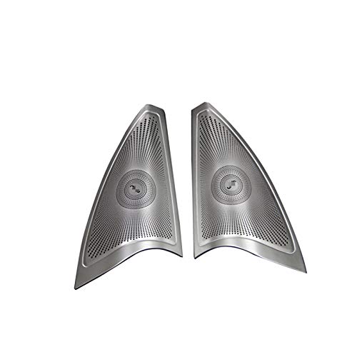 Interior Car Door Audio Speaker Frame Trim Cover 2pcs for Mercedes-Benz GLS Class X166 2015-2019